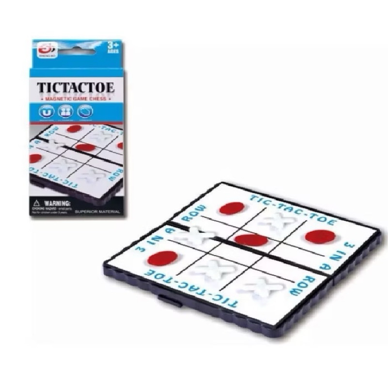 เกมส์โอเอ็กซ์ เกมส์ XO กระดานแม่เหล็ก ฝึกสมอง ของเล่นเสริมพัฒนา