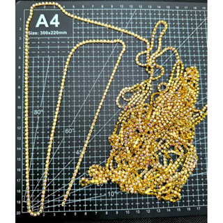 เพชรเส้น โซ่เพชร แบ่งขายความยาว 30cm สำหรับประดับชุด เครื่อง…