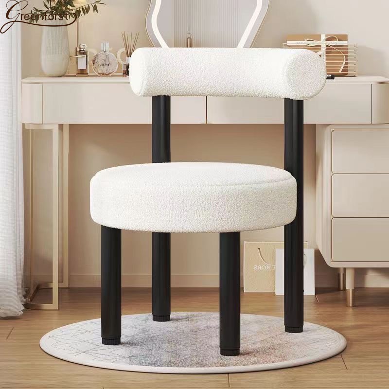 Greenforst เก้าอี้เจ้าหญิง เก้าอี้เครื่องแป้ง เก้าอี้หรูทันสมัย เก้าอี้ตกแต่งบ้าน รุ่น 2279