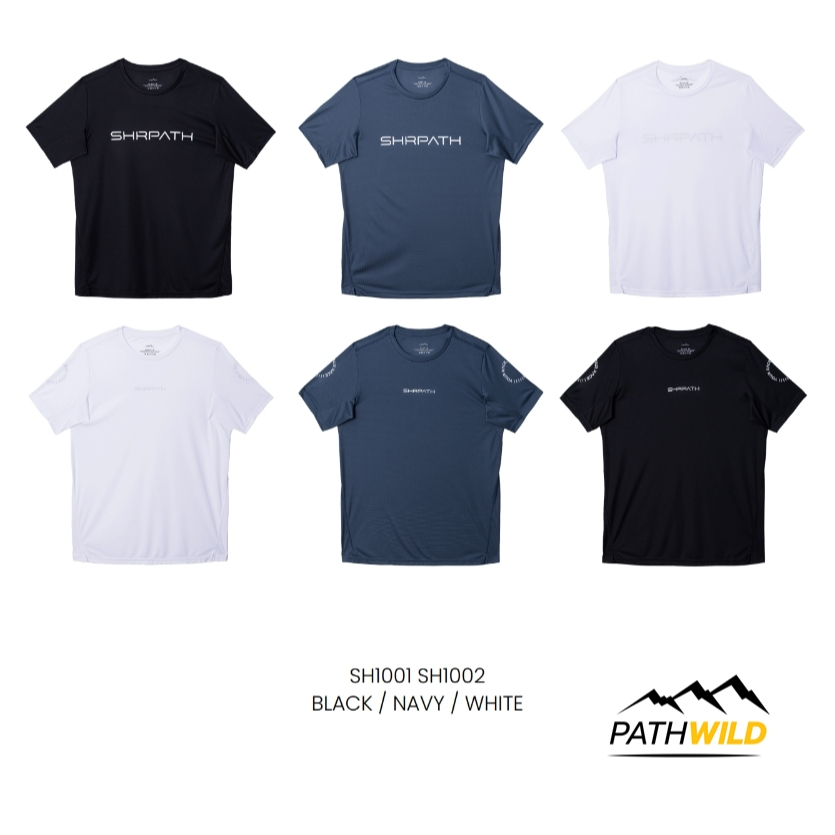 SHRPATH LIGHT RUNNING SHIRT เสื้อแขนสั้น น้ำหนักเบา ระบายอากาศได้ดี แห้งเร็ว ใส่สบาย UNISEX