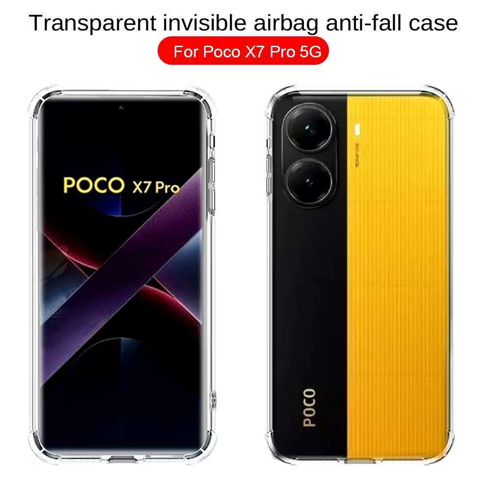 Redmi Turbo 4 Pro 5G/Poco F7(พร้อมส่งในไทย)เคสTPUใสกันกระแทกแบบคลุมกล้องXiaomi Poco X7 Pro 5G/POCO X7 5Gตรงรุ่น