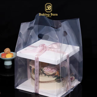 Baking Barn ใส่กล่องเค้ก ปอนด์ (10 ใบ/แพ็ค) ถุงใส่เค้ก ถุงใส่เค้กปอนด์ Cake bag (PE)
