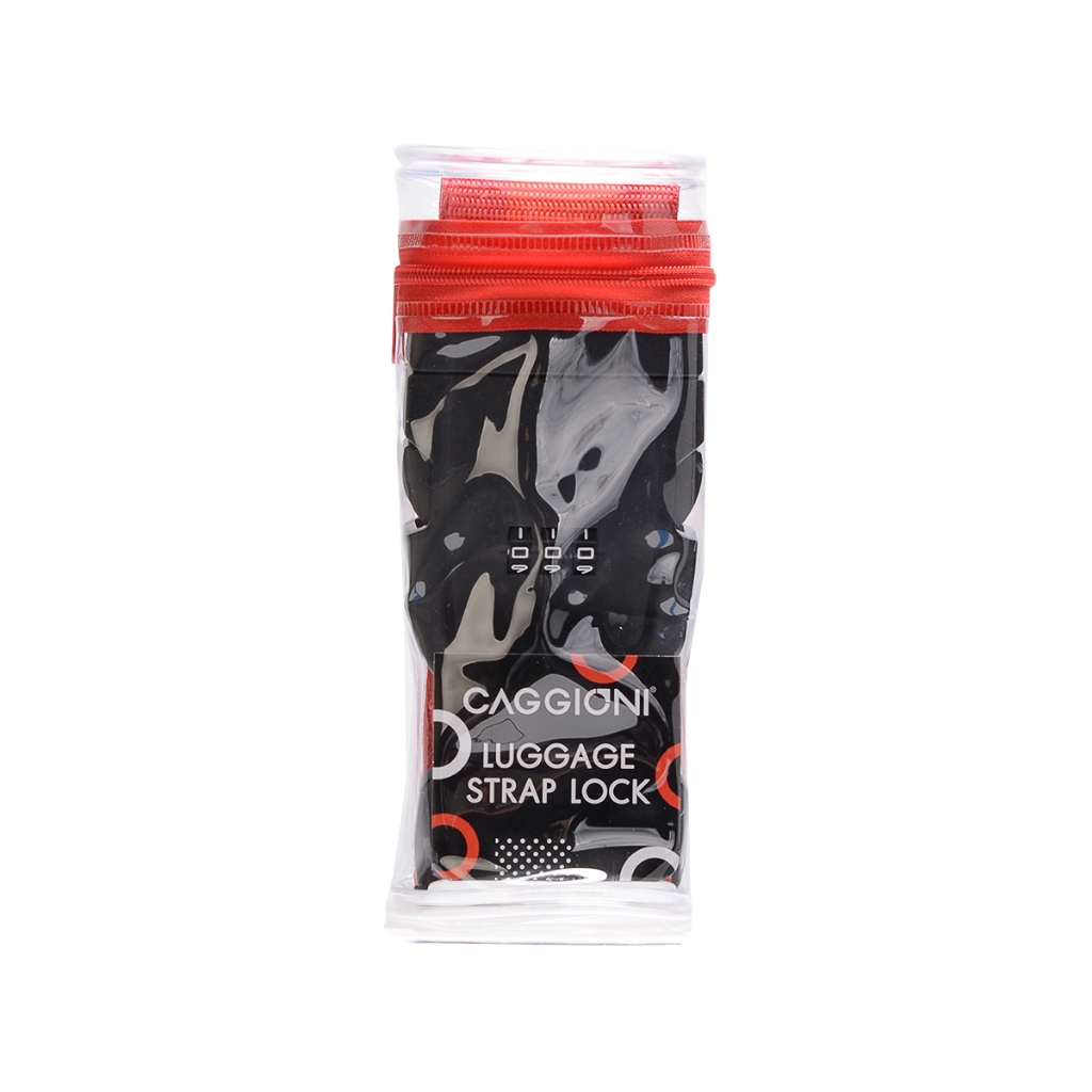 CAGGIONI สายรัดกระเป๋าเดินทางแบบล๊อครหัส (Lock Strap F506)