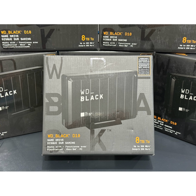 WD Black D10 8TB External 3.5” Harddisk Game Drive
