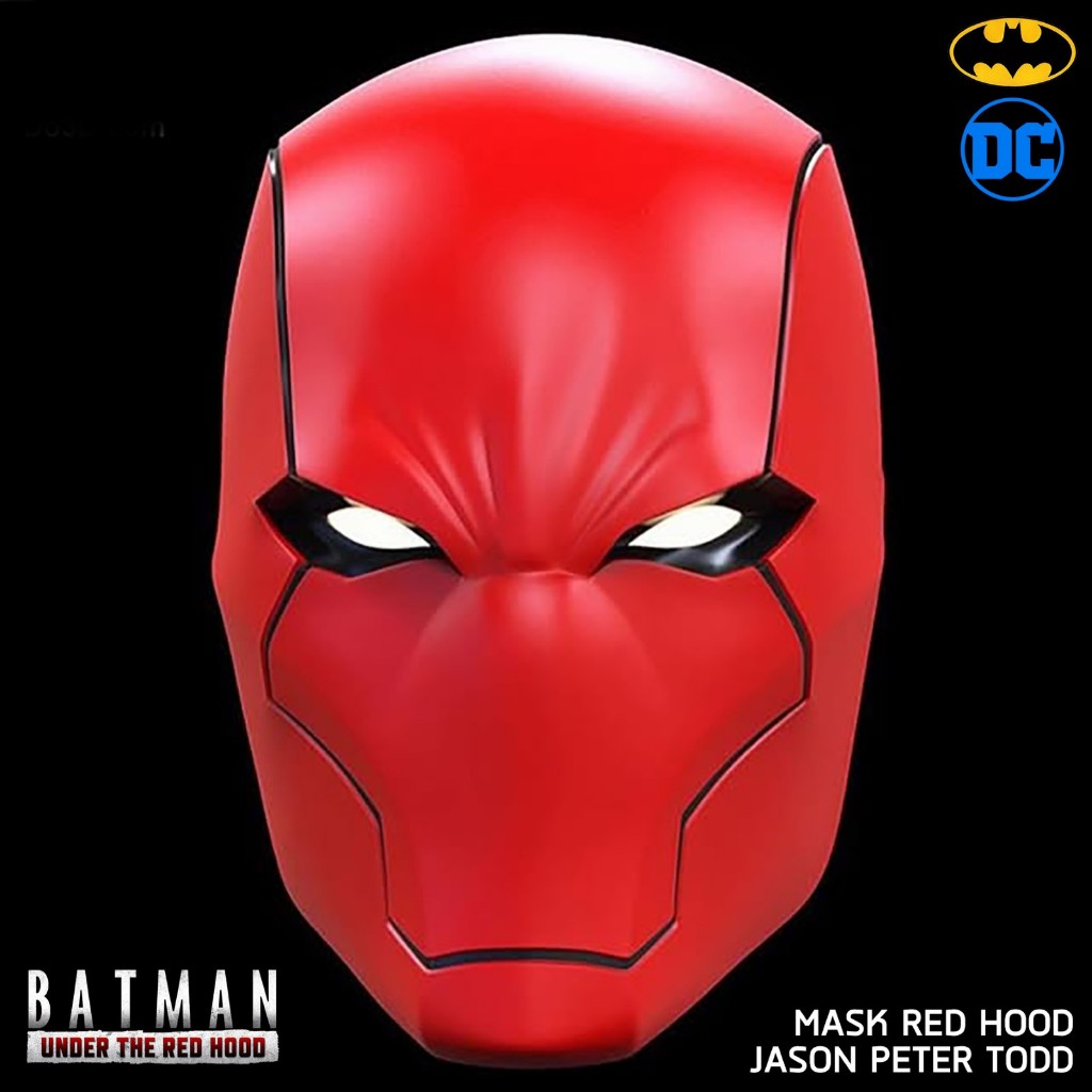 หน้ากาก Mask จากหนัง Batman Under the Red Hood ศึกจอมโจรหน้ากากแดง 1/1 Jason DC BB บีบีกัน Halloween