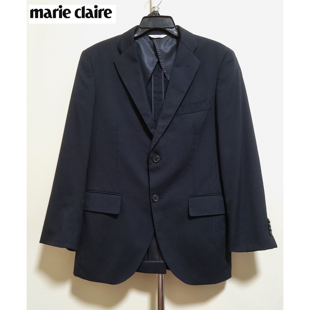 Marie Claire เสื้อสูท สีกรม อก 41 นิ้ว มือสอง.