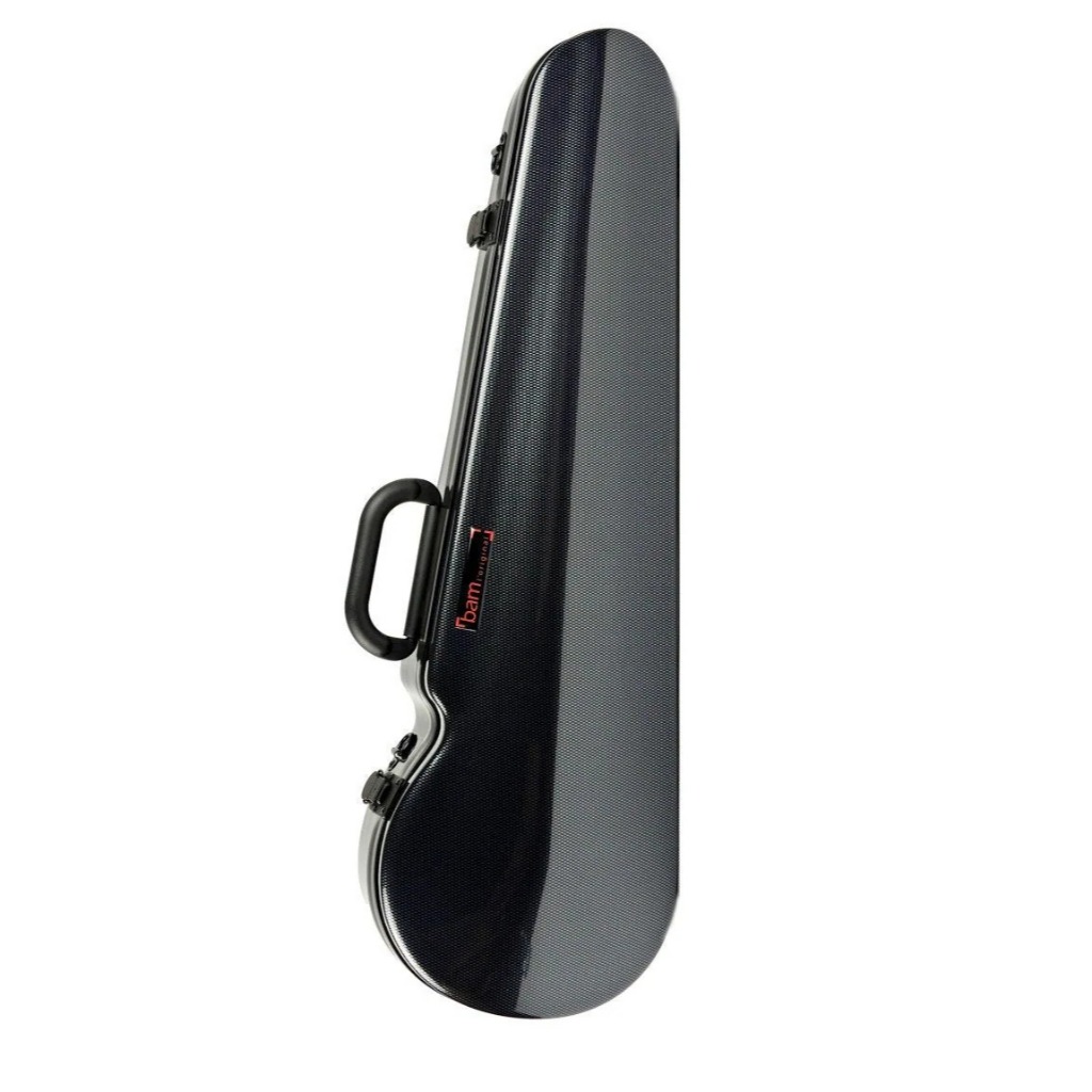 เคสไวโอลิน BAM HIGHTECH CONTOURED VIOLIN CASE, Black Carbon แท้ 100%