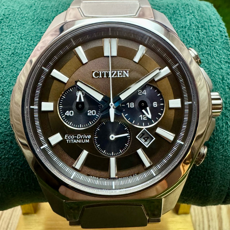 Citizen CA4320-51W Eco Drive Super Titanium Chronograph