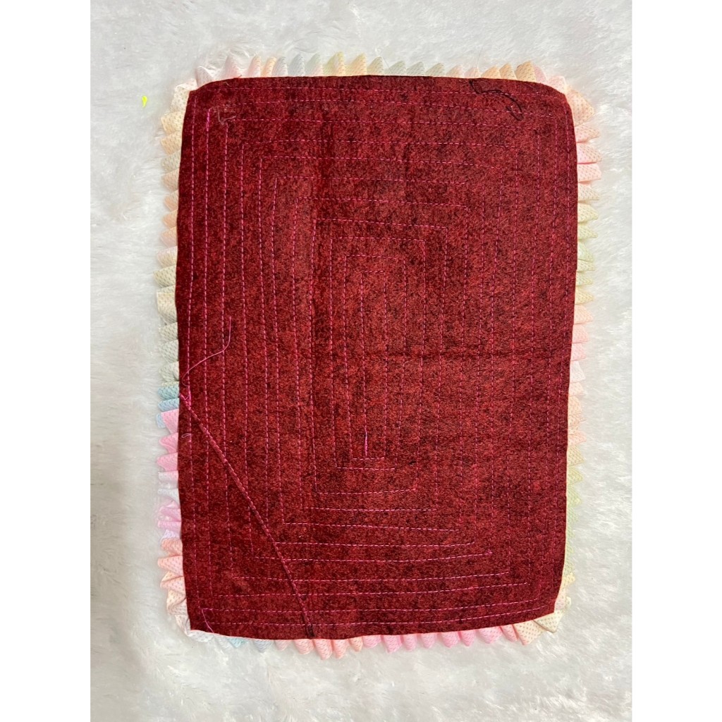 พรมเช็คเท้า สินค้าชุมชน ตัดเย็บเองแบบภูมิปัญญาชาวบ้าน🧶 - รูปที่ 6