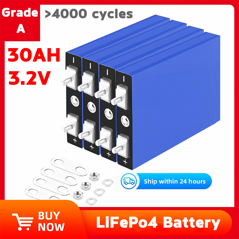แบตเตอรี่ CALB LiFePo4 แบตเตอรี่ลิเธียมใหม่ 3.2V 30AH แบตลิเธี่ยม lifepo4 แบตเตอรี่ลิเธียม แบตเตอรี่ลิเธียมฟอสเฟต