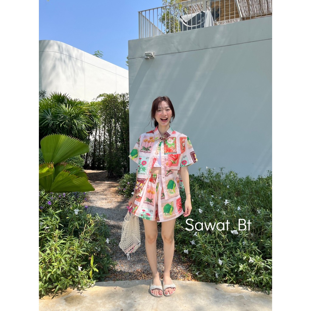 Sawat_bt   “The sea set"  ผ้าลินิลอินเดียลายหน้ารัก