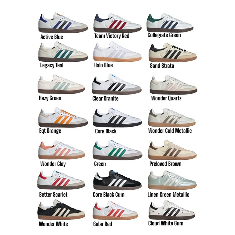 Adidas ORIGINALS รองเท้า Samba OG แท้100%