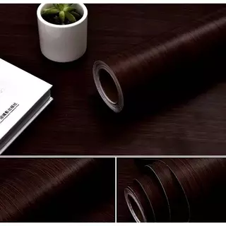 สติ๊กเกอร์ลายไม้ วอลเปเปอร์กาวในตัว ลายไม้ กว้าง 45 ยาว 100 ซม.