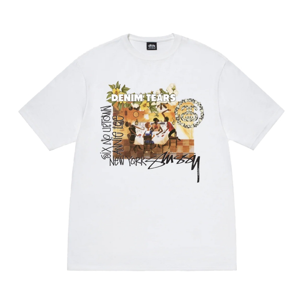 Stussy X Denim Tears Tee Annie Lee (WHITE)