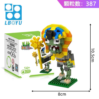 นาโนตัวต่อplant vs zombie บล็อกตัวต่อปริศนา 3D ของเล่นของขวญ เสริมการศึกษา สําหรับเด็ก พร้อมส่ง