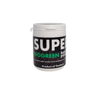 ตู้เขียว ไบโอกรีน สร้างอาหารให้ กุ้ง ปลาบู่EBISU Premium SUPER BIOGREEN bacteria powder