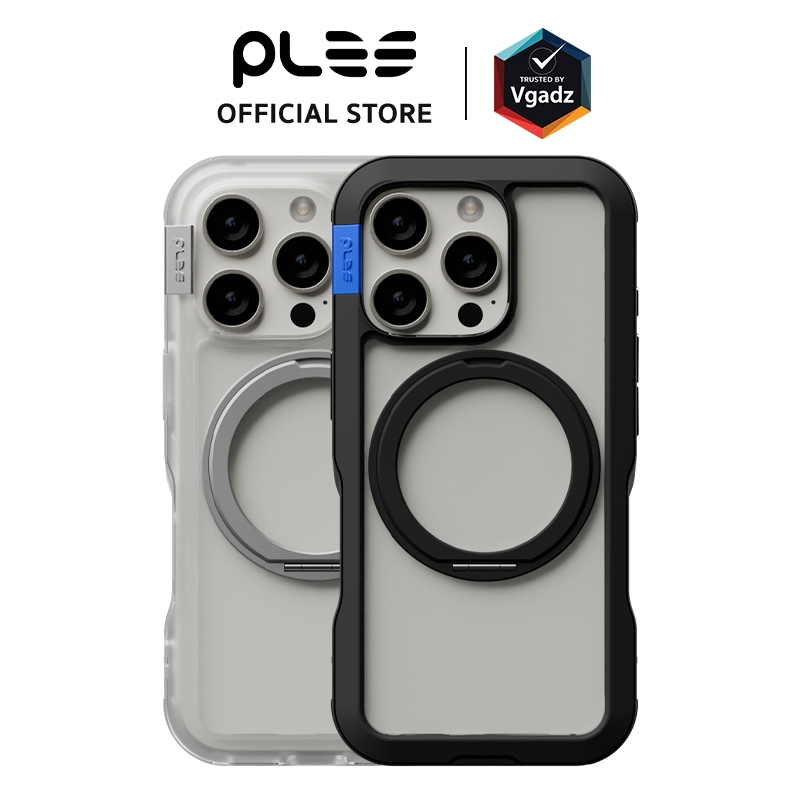 Ples เคสสำหรับ iPhone 16 Pro / 16 Pro Max รุ่น Arche Magnetic Ring Stand