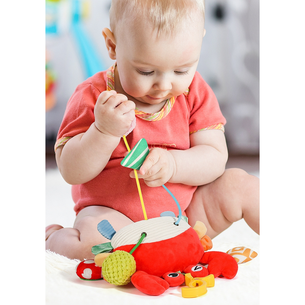 โมบายกรุ้งกริ้ง โมบายหัดดึง สีสันสดใส แขวนรถเข็น แปลเตียง (Doll57) - รูปที่ 2