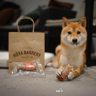 หลอดลมวัว Beef Trachea ขนมน้องหมา Hoya Barkery Dog Treats