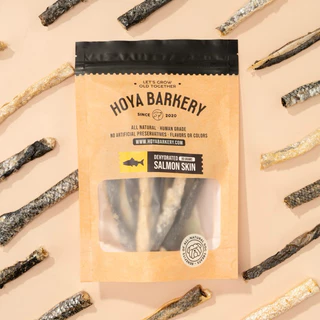 ปลานิล ปลาแซลมอน หอยแมลงภู่อบแห้ง Tilapia Salmon Skin Mussels ขนมน้องหมา Hoya Barkery Dog Treats