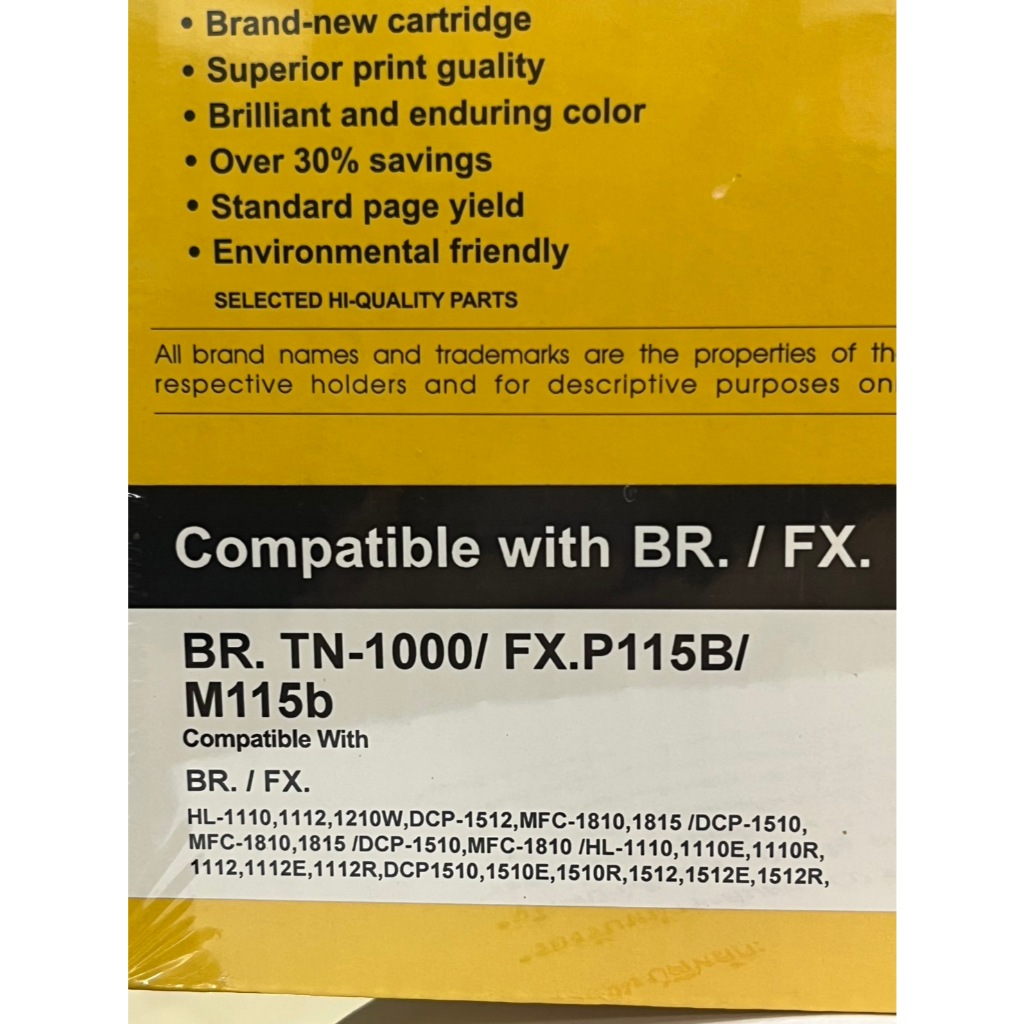 toner ผงหมึก comax brother tn-1000/ fujixerox p115b