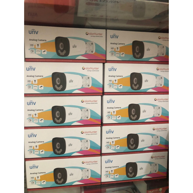 กล้องวงจรปิด UNV 2.0MP ภาพสีและเสียง