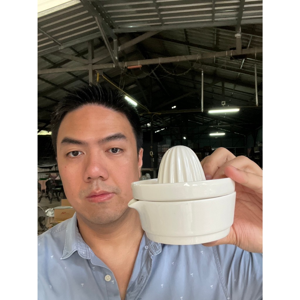 ที่คั้นน้ำส้มเซรามิก ที่คั้นน้ำมะนาวเซรามิก ที่คั้นส้มเซรามิค ขนาด 200ML หรือ 6.7.6oz ออกใบกำกับภาษีได้