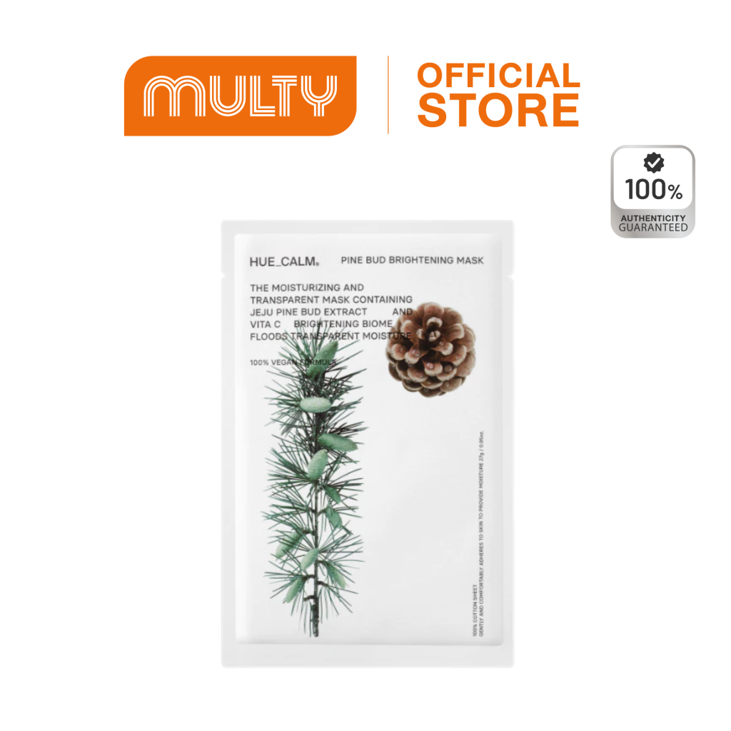 Hue Calm Pine Bud Brightening Mask 27g.ฮิว คาล์ม ไพน์ บัด ไบร์ทเทนนิ่ง มาส์ก