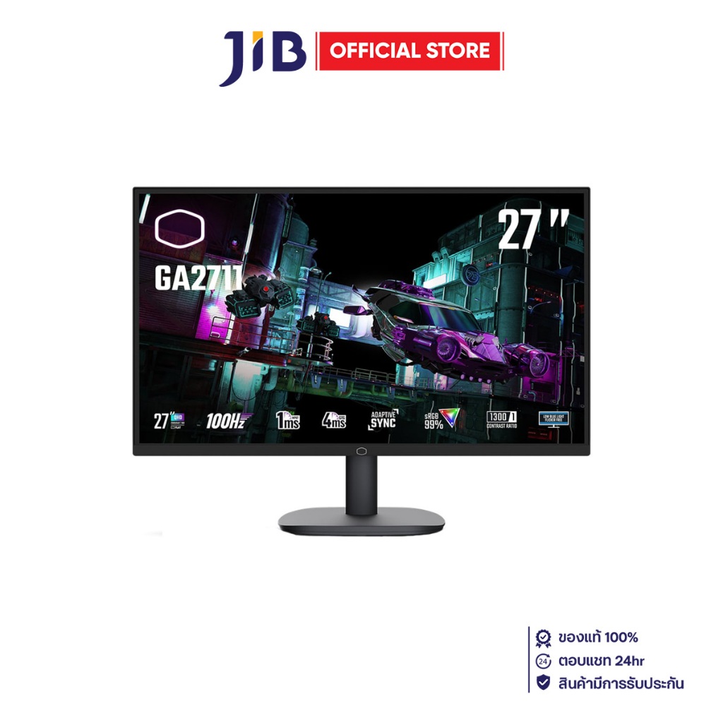 MONITOR (จอมอนิเตอร์) COOLER MASTER GA2711 - 27 INCH IPS 2K 100Hz ADAPTIVE SYNC (CMI-GA2711)
