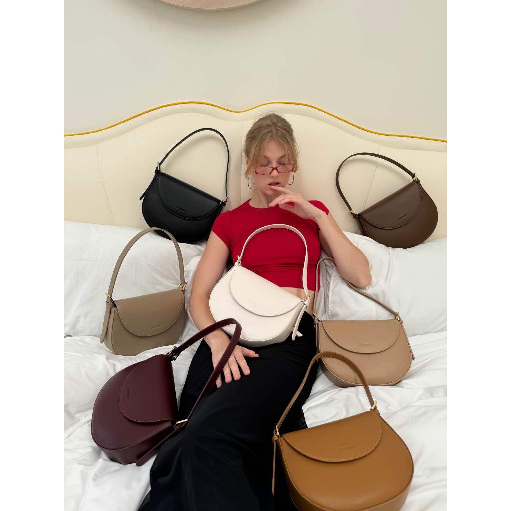 TALLULAH รุ่น Fran กระเป๋าสะพายไหล่ พร้อมสายสะพาย crossbody (Pre-order 14-21 days) ราคา ถูกที่สุด ดีลบีเคเค