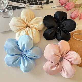 AE-ยางรัดผม ดอกไม้ขนาดใหญ่น่ารัก พร้อมส่ง