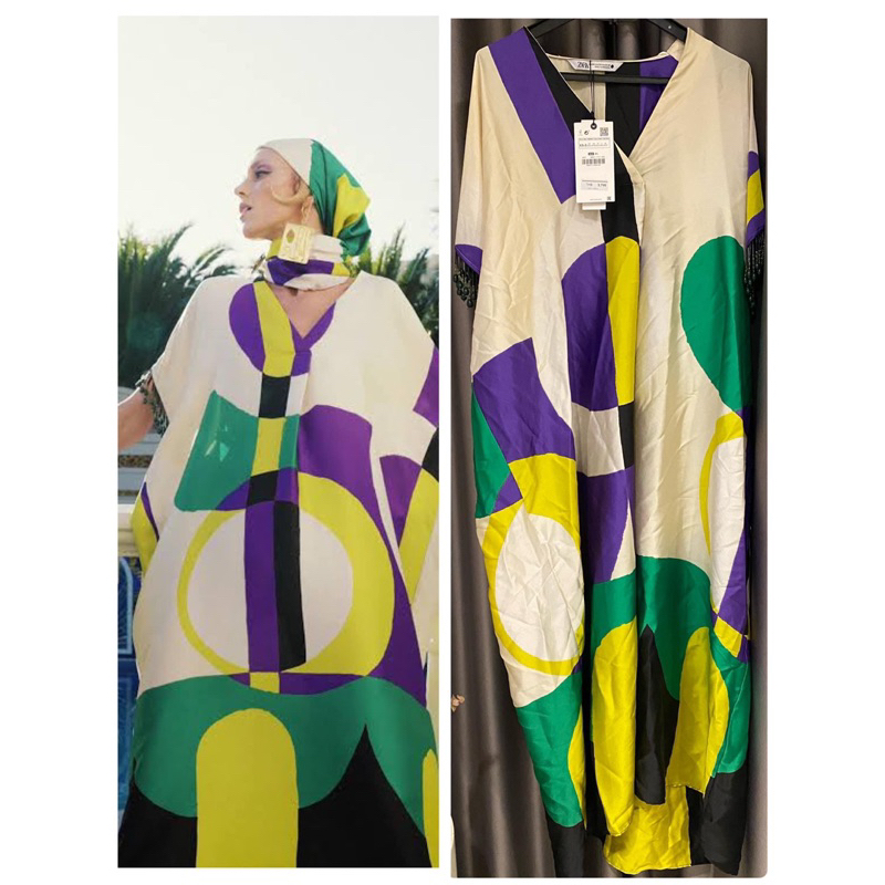 zara dress satin size Xs-s