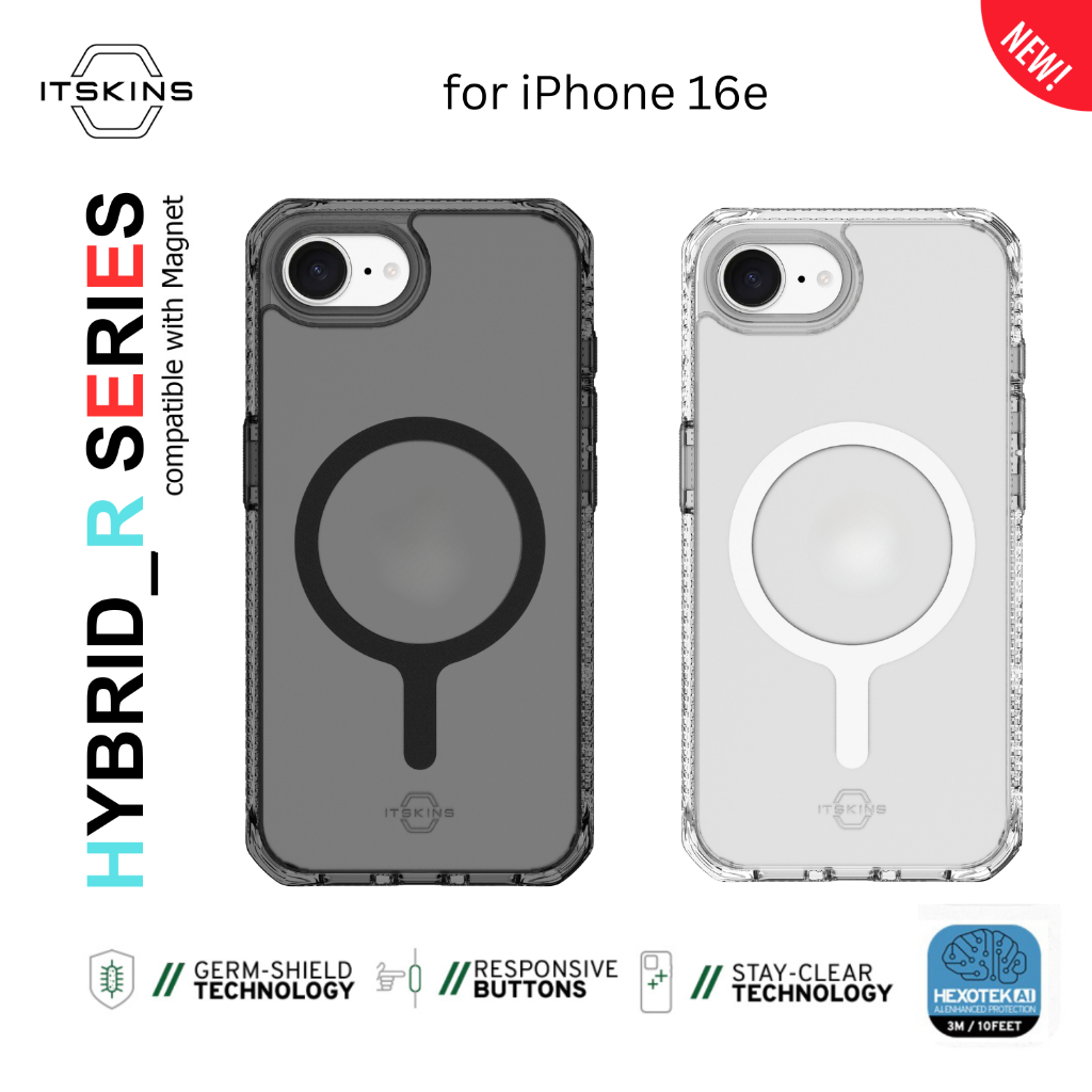 เคส ITSKINS HYBRID R // CLEAR - สำหรับ iPhone 16e