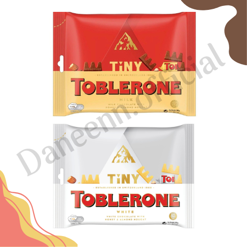 Toblerone Tiny chocolate with honey & almond nougat น้ำหนัก 200กรัม มี2รส