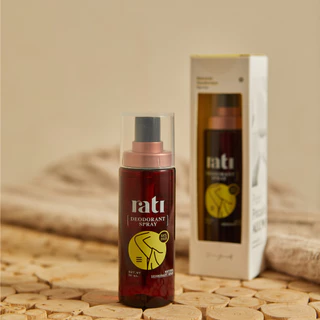 rati Deodorant Spray สเปรย์ระงับกลิ่นกายจากสารส้มบริสุทธิ์ธรรมชาติ 50ml.