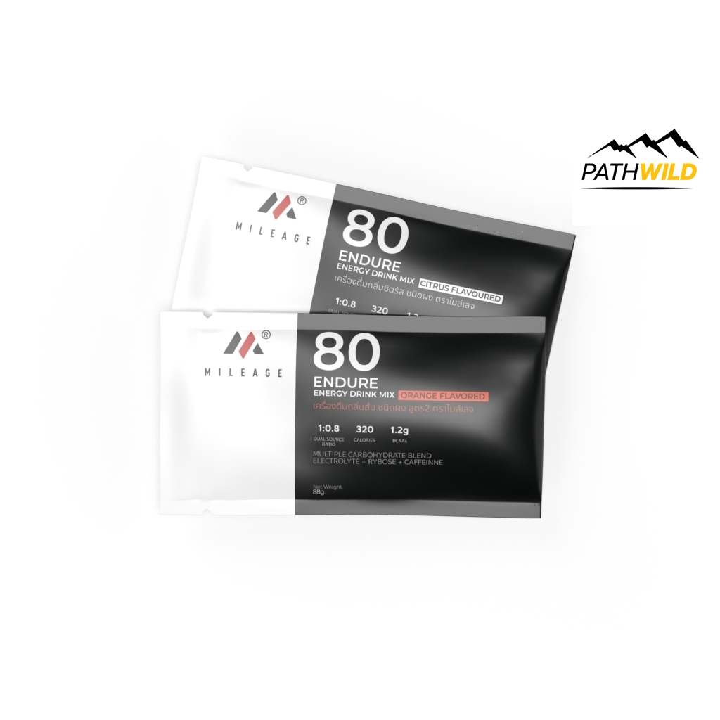 [[[ ซื้อ 6 จ่าย 5 / กดซื้อ 6 ]]] MILEAGE ENERGY DRINK MIX 80Endure ผงชงดื่มให้พลังงาน เหมาะกับการออก
