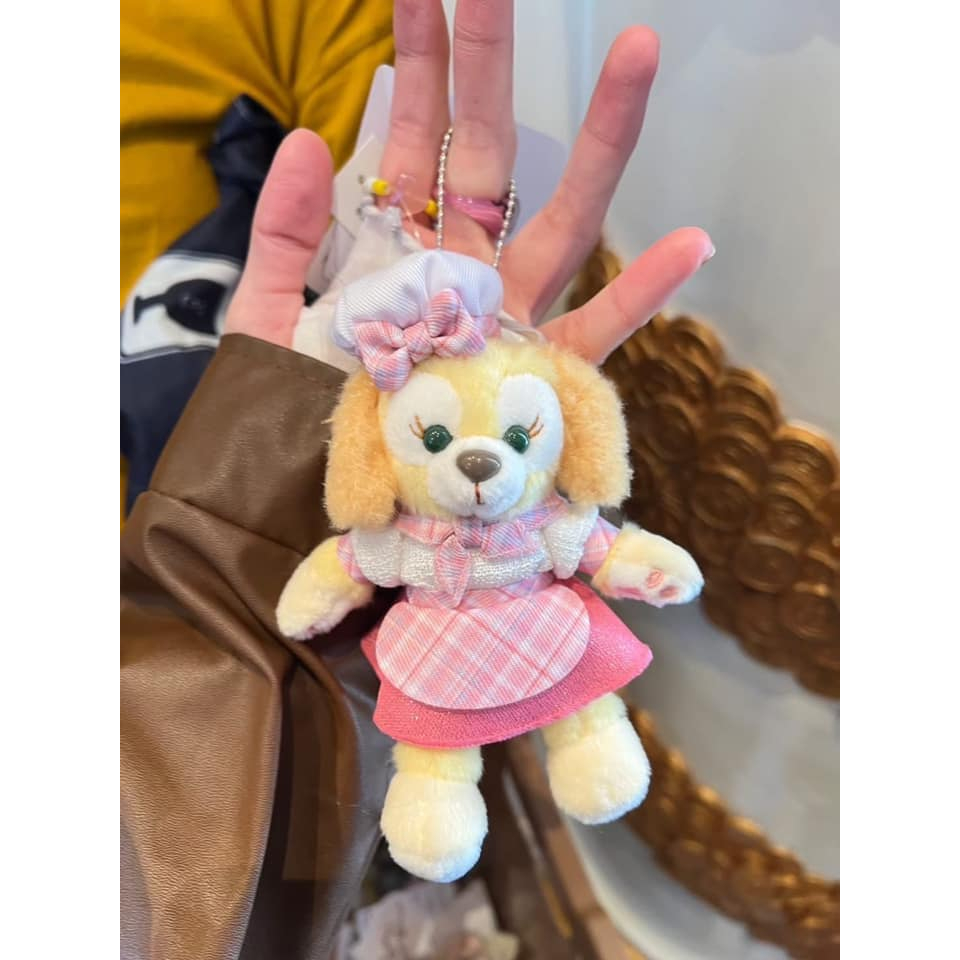 ตุ๊กตา พวกกุญแจ ดัฟฟี่ แอนด์ เฟรนด์ คุ้กกี้ แอน กระโปรง ชุดทำอาหาร เมด ชมพู ดิสนี่ย์ Duffy and Frien