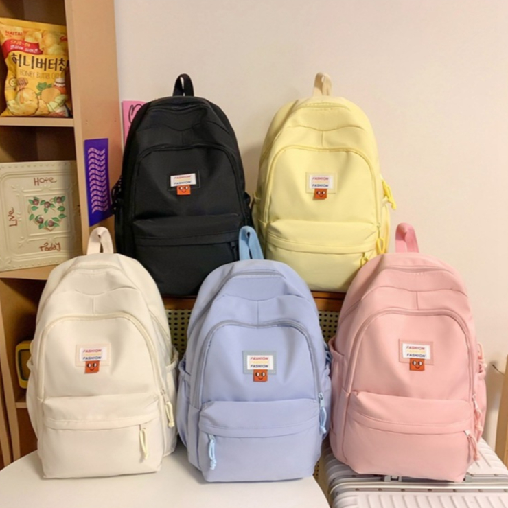 Tarabags กระเป๋าเป้สะพายหลัง น่ารัก กระเป๋าเป้ กันน้ำ ความจุสูง แบบเรียบง่าย กระเป๋านักเรียน