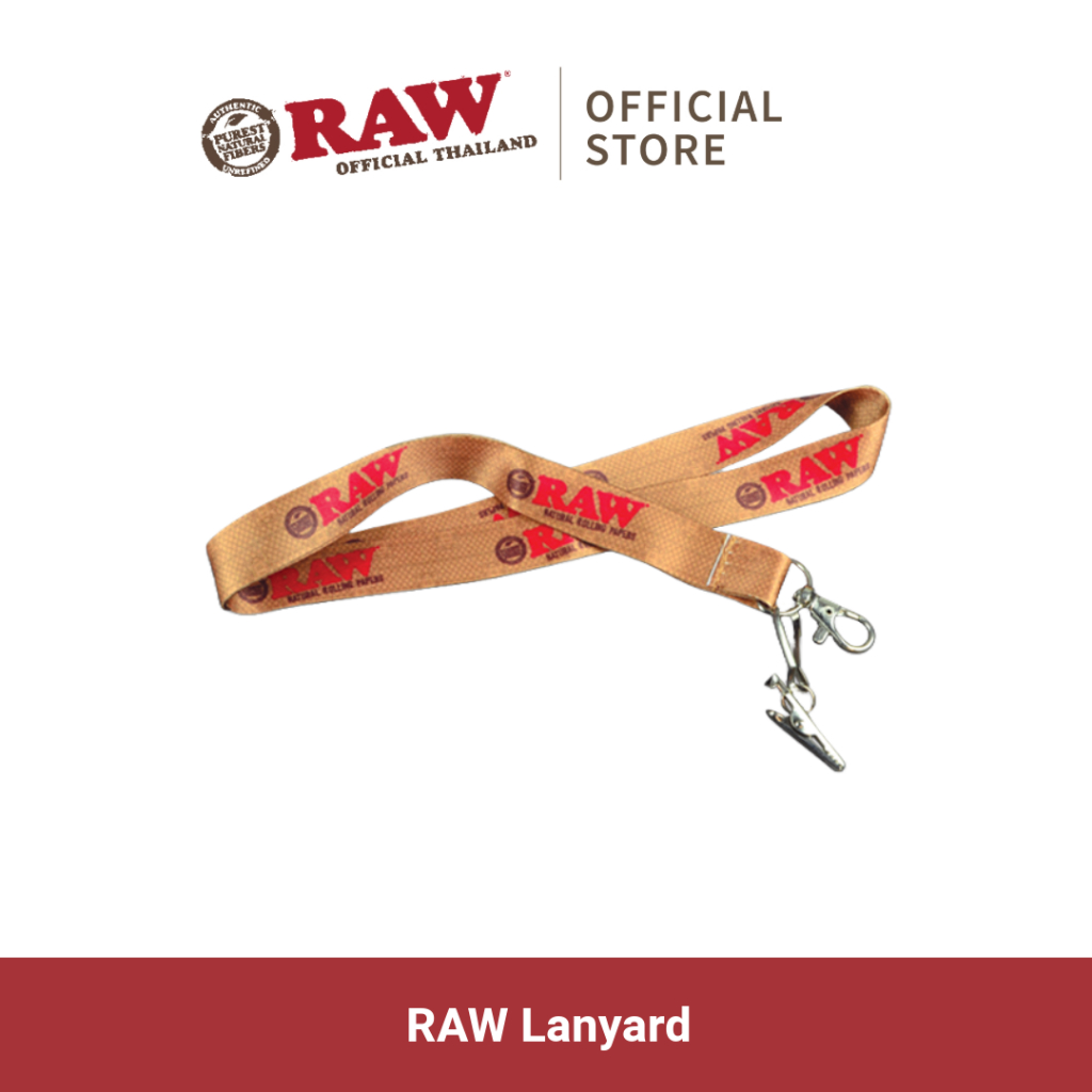สายคล้อง RAW Lanyard สายคล้องคอสำหรับคล้องนามบัตร คุณภาพดีจาก Raw Thailand