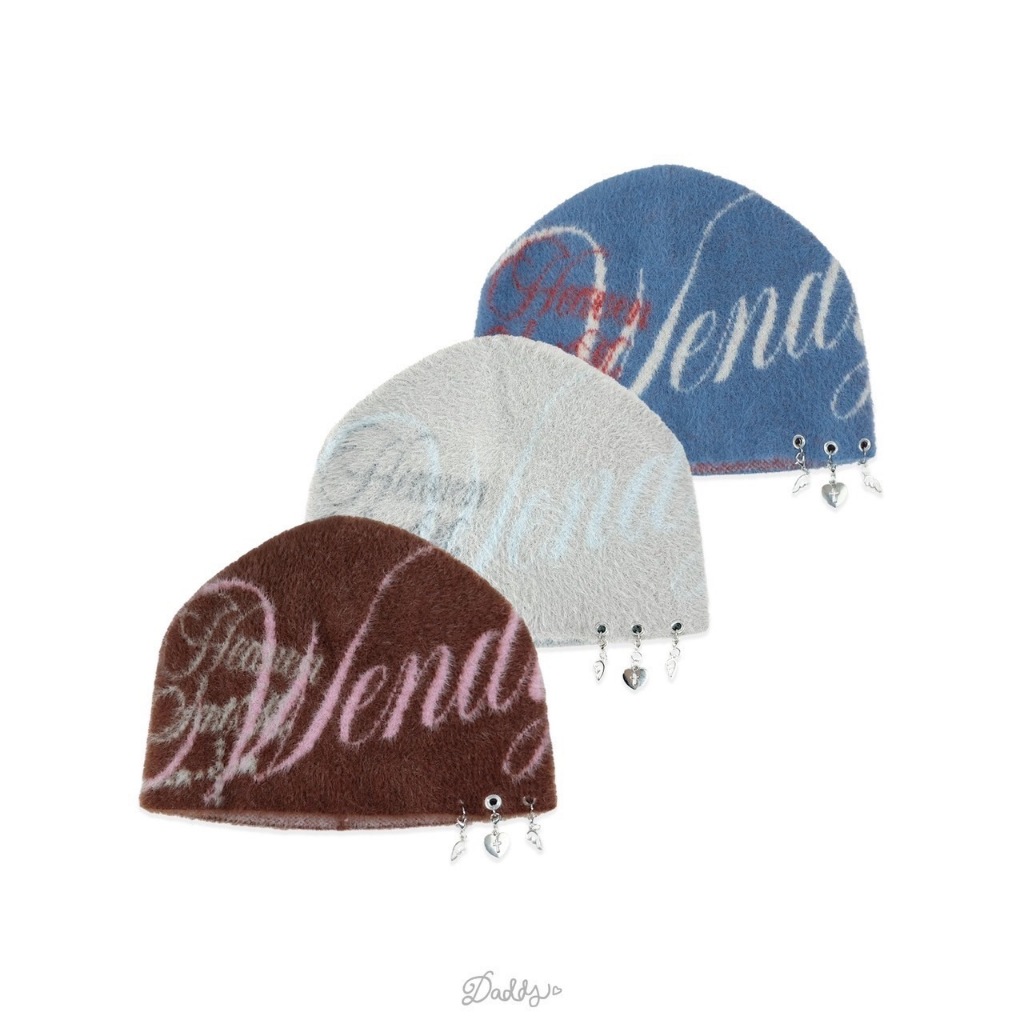 DADDY | Wendy's Beanie หมวกไหมพรม ทอลาย wendy สุดน่ารัก