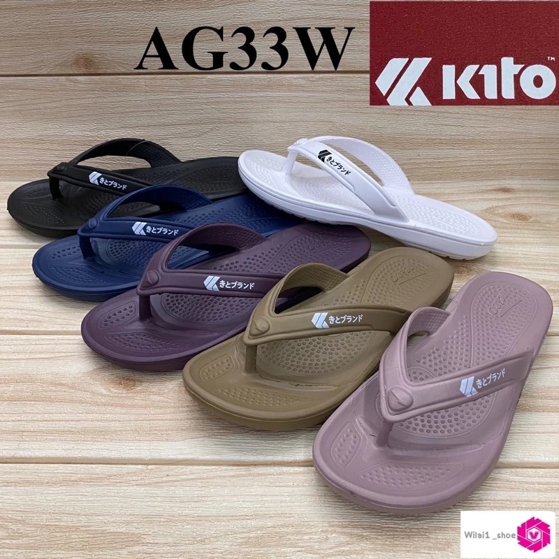 Kito รองเท้าแตะ รุ่น AG33 Size 36-39 มี 6 สี