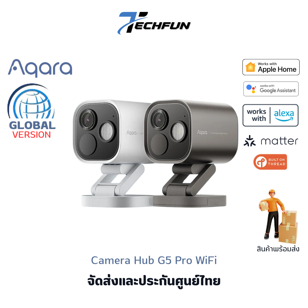 Aqara Camera Hub G5 Pro (WiFi) กล้องวงจรปิดอัจฉริยะติดตั้งภายนอก