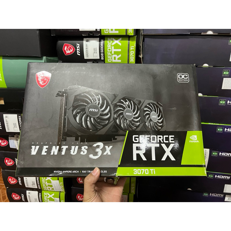 (กล่องเปล่า) การ์ดจอRTX 3070Ti MSI ventus