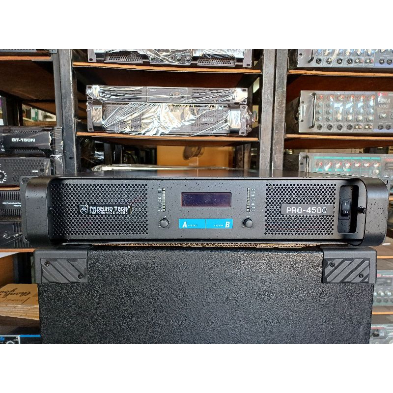 แอมป์ขยาย PROEUROTECH PRO-4500 ครอสในตัว 800Wx800W