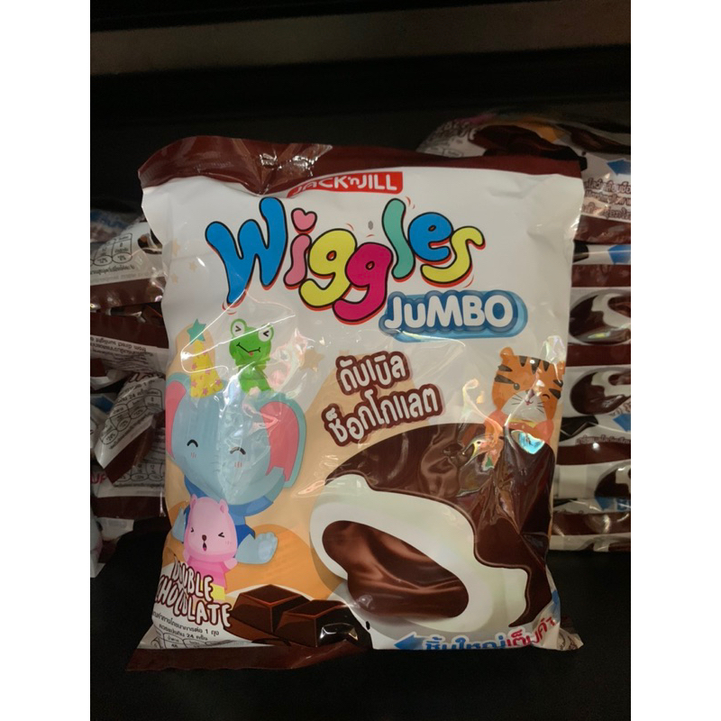 wiggles jumbo มาร์ชเมลโล่เคลือบช็อกโกแลต สอดไส้