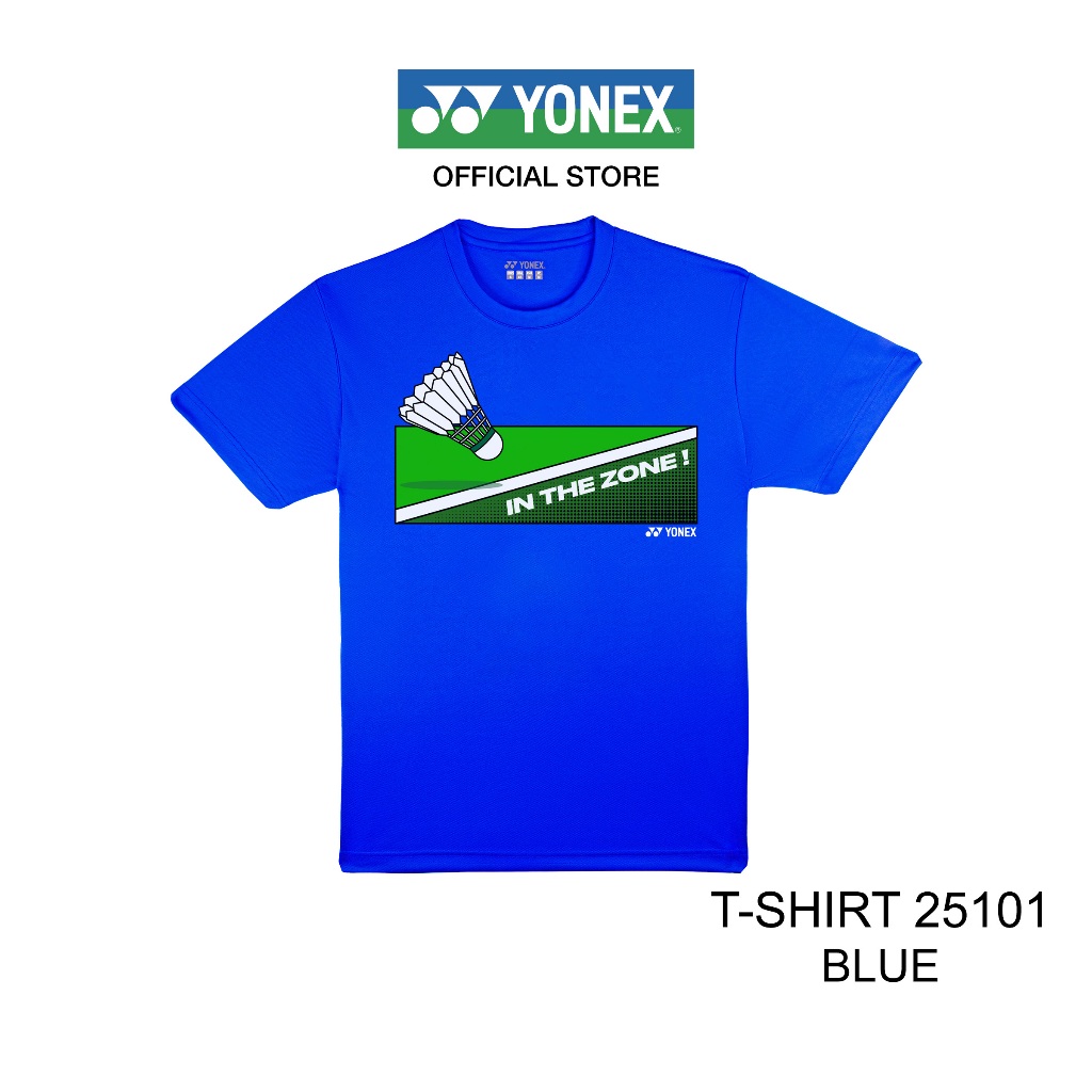 YONEX MEN'S T-SHIRT 25101 เสื้อคอกลม ผ้าโพลีเอสเตอร์ เนื้อสัมผัสนุ่มสบาย สำหรับท