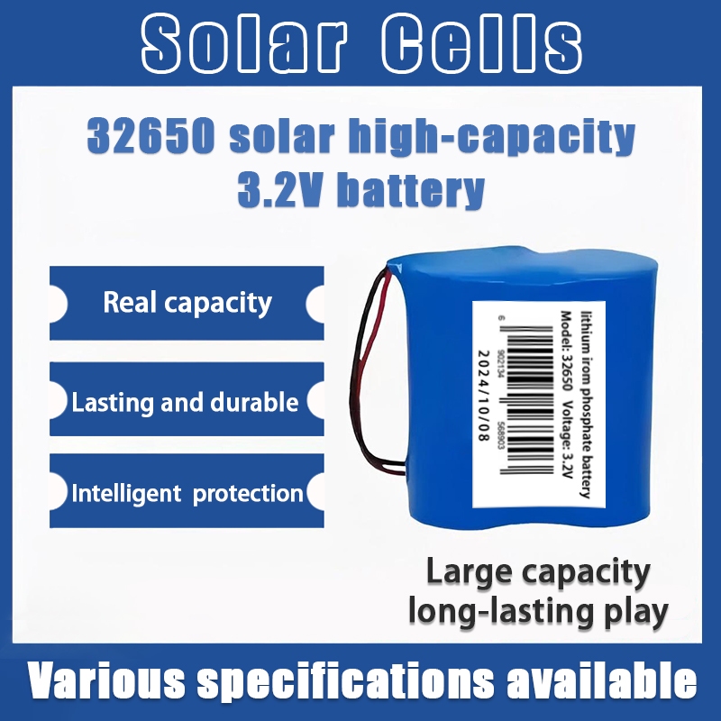 แบตลิเธียม 3.2V 32650 6Ah 12Ah 18Ah 24Ah มีวงจรป้องกัน รองรับไฟโคมถนน โซล่าเซลล์ และไฟสนาม