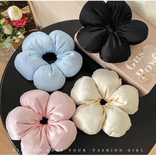 ในไทย-พร้อมส่ง✨ยางรัดผม น่ารักฟองน้ําดอกไม้ผมแหวนขนาดใหญ่ สไตล์เกาหลี สำหรับผู้หญิง เครื่องประดับผมแฟชั่น-Move