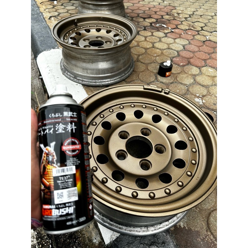 สีสเปรย์ซามูไร Te37* สีไทเทเนี่ยม