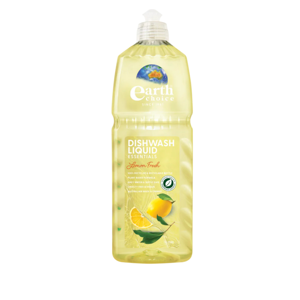 เอิร์ธ ชอยส์ ดิชวอช ลิควิด เลมอน เฟรช EARTH CHOICE DISHWASH LIQUID LEMON FRESH 1L